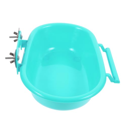 PERSELOSO Vogelbadewanne für Käfig Multifunktionale Badewanne für Wellensittiche Nymphensittiche und Kanarienvögel aus Material Sichere Kanten Leicht zu Reinigen für Vogelpflege PERSELOSO Vogelbadewanne für Käfig Multifunktionale Badewanne für Wellensittiche Nymphensittiche und Kanarienvögel aus Material Sichere Kanten Leicht zu Reinigen für Vogelpflege von PERSELOSO