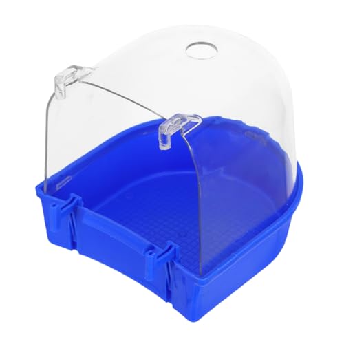 PERSELOSO Vogelbadewanne für Käfig aus Robustem Kunststoff mit Spritzschutz Leicht zu Reinigen Wasserdichtes Duschbecken für Wellensittiche Papageien und Kleine Vögel Innenbereich Vogelbad PERSELOSO Vogelbadewanne für Käfig aus Robustem Kunststoff mit Spritzschutz Leicht zu Reinigen Wasserdichtes Duschbecken für Wellensittiche Papageien und Kleine Vögel Innenbereich Vogelbad von PERSELOSO