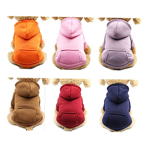 PERSELOSO Warmes Kostüm für Hund Haustier Herbst Winter Kleidung Marineblaue Hundebekleidung XS Haustierkleidung Hundeweste Hund wintermantel Hoodies Wetter kalt Haustier warme Kleidung Navy von PERSELOSO