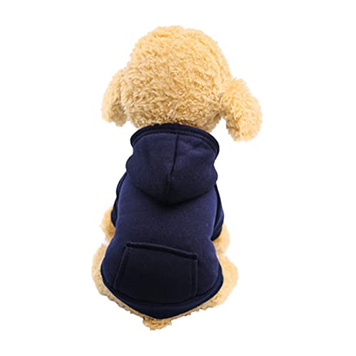 PERSELOSO Warmes Kostüm für Hund hundetüten kotbeutel hundekotbeutel Haustiertasche Haustiermantel hundezubehör Kühlende Jacke für Hunde im Sommer Hunde-Hoodie Haustier warme Kleidung Navy PERSELOSO Warmes Kostüm für Hund hundetüten kotbeutel hundekotbeutel Haustiertasche Haustiermantel hundezubehör Kühlende Jacke für Hunde im Sommer Hunde-Hoodie Haustier warme Kleidung Navy von PERSELOSO