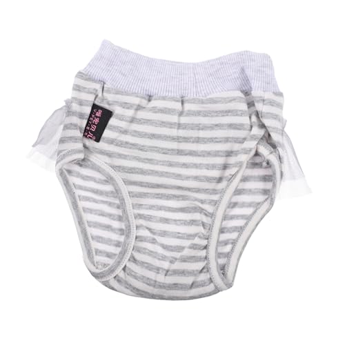 PERSELOSO Wiederverwendbare Schutzhose mit Niedlichem Spitzen Design Waschbare Schutzhose für Läufige Hündinnen Komfortable und Sichere Physiologiebekleidung für Haustiere Dekorative von PERSELOSO