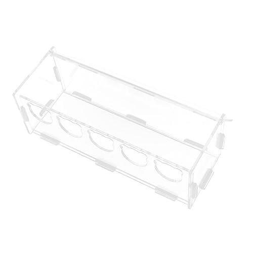 PERSELOSO Acryl Huhn Fütterung Schüssel Huhn Körner Sauber Tiernahrung Lagerung Box PERSELOSO Acryl Huhn Fütterung Schüssel Huhn Körner Sauber Tiernahrung Lagerung Box von PERSELOSO