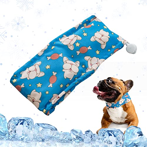 PERTID Eis für Hunde | Kühlung für Hunde, Eishalsband für Hunde, Umhüllung, weicher und frischer Hals, verstellbarer Schal, atmungsaktiv, Kühlkragen Cipliko von PERTID