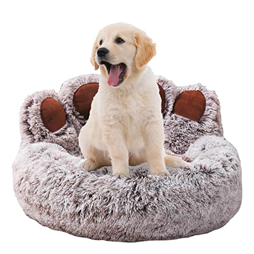PERTID Flauschiges Hundebett in Palmenform für kleine, mittlere und große Hunde – Zubehör für Haustiere, warm und stabil, Teppich für Cipliko von PERTID