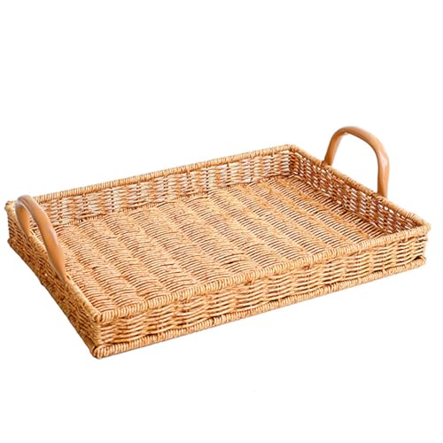 PERZOE Handgeflochtener Küchenutensilienkorb, geflochtener Rattan-Obstkorb. Hier ist EIN Produkttitel für geflochtenes Serviertablett mit Griffen, Teetasse im japanischen Stil L PERZOE Handgeflochtener Küchenutensilienkorb, geflochtener Rattan-Obstkorb. Hier ist EIN Produkttitel für geflochtenes Serviertablett mit Griffen, Teetasse im japanischen Stil L von PERZOE