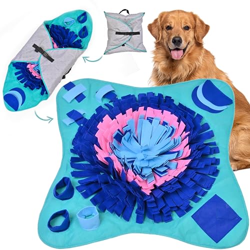 PET ARENA Schnüffelteppich für Hunde & Katzen 63,5 x 63,5 cm – waschbare & größenverstellbare Schnüffelmatte aus hochwertigen Materialien gegen Langeweile & Stress Intelligenzspielzeug zur Hund PET ARENA Schnüffelteppich für Hunde & Katzen 63,5 x 63,5 cm – waschbare & größenverstellbare Schnüffelmatte aus hochwertigen Materialien gegen Langeweile & Stress Intelligenzspielzeug zur Hund von PET ARENA