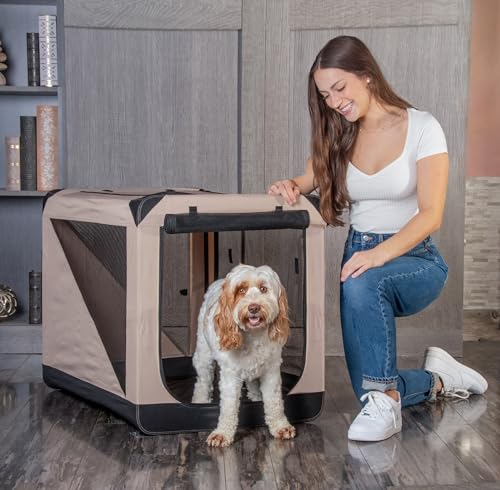 Pet Gear Insta-Fold Hundebox, weich, 76,2 cm, Ecru von PET GEAR INC