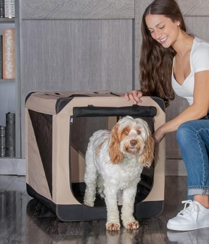 Pet Gear Insta-Fold Hundebox, weich, 91,4 cm, Ecru von PET GEAR INC