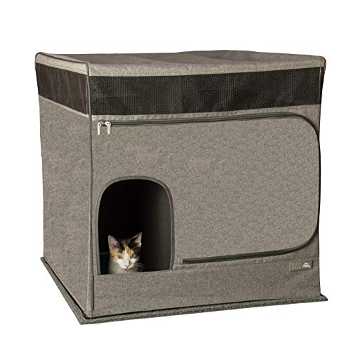 Pet Gear Pro Pawty für Katzen mit LittertraX-Matte, Schluss mit Streustreu, faltbar, leicht zu reinigen, Katzentoilette Nicht im Lieferumfang enthalten, Grau Pet Gear Pro Pawty für Katzen mit LittertraX-Matte, Schluss mit Streustreu, faltbar, leicht zu reinigen, Katzentoilette Nicht im Lieferumfang enthalten, Grau von PET GEAR INC