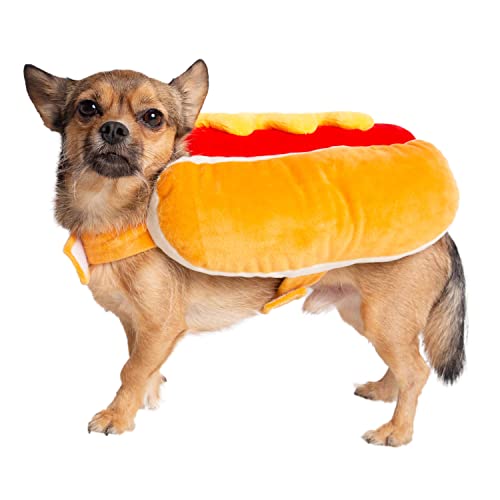 Hot Dog Fancy Dress Costume for a Pet Small von PET KREWE UNLEASH THE PARADE