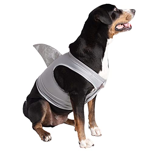 Pet Krewe Großer Hund Hai Kostüm | Haustier Kostüm für Hunde 1. Geburtstag, Nationaler Katzentag & Feiern | Halloween Outfit für kleine und große Katzen & Hunde Pet Krewe Großer Hund Hai Kostüm | Haustier Kostüm für Hunde 1. Geburtstag, Nationaler Katzentag & Feiern | Halloween Outfit für kleine und große Katzen & Hunde von PET KREWE UNLEASH THE PARADE