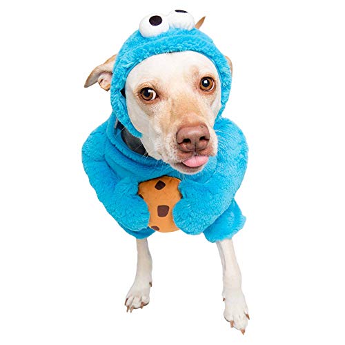 Pet Krewe Sesame Street Cookie Monster Dog Costume, Large von PET KREWE UNLEASH THE PARADE