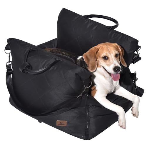 PET MARVEL Haustier-Fahrzeugtasche, Schwarz von PET MARVEL