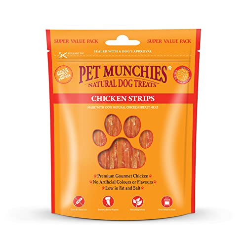 PET MUNCH - Pet Munchies Chicken Strips Super Value Pack - 320g - EU/UK von PET MUNCHIES