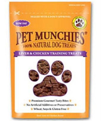 Pet Munchies Leber & Huhn Hundetraining-Leckerlis 50 g (8 Stück) von PET MUNCHIES
