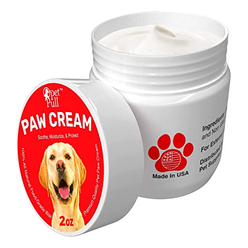 PET PULL Hundepfotenwachs, 57 ml, feuchtigkeitsspendender Hundepfotenbalsam, der eine unsichtbare Barriere schafft, die trockene rissige Pfoten schützt und heilt, komplett natürlich mit Vitamin E und lebensmittelechten Inhaltsstoffen PET PULL Hundepfotenwachs, 57 ml, feuchtigkeitsspendender Hundepfotenbalsam, der eine unsichtbare Barriere schafft, die trockene rissige Pfoten schützt und heilt, komplett natürlich mit Vitamin E und lebensmittelechten Inhaltsstoffen von PET PULL