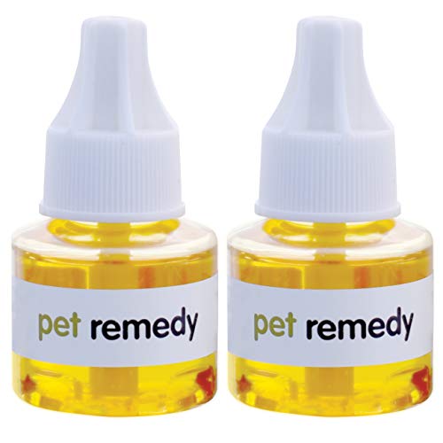 Pet Remedy ist ein natürlicher Entspannen und beruhigend Einstecken Diffusor Nachfüllung nur für haustiere. effektiv Erleichterung für Hund Stress,Katze Stress andere Haustier (Nachfüllung 2 x 40 ml)) von PET REMEDY