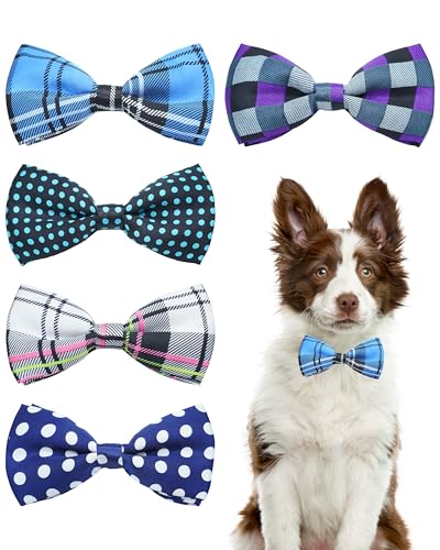 PET SHOW Halsband-Verzierung für mittelgroße und große Hunde, Halsband-Anhänger, Zubehör, Slides für Geburtstag, Hochzeit, Partys, verschiedene Stile, 5 Stück von PET SHOW