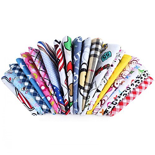 PET SHOW Halstuch-Lätzchen für Hunde und Katzen, verschiedene Designs, verschiedene Farben, 50 Stück von PET SHOW