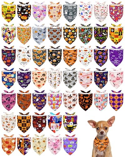 PET SHOW Halstücher für Halloween, extra klein, nahtlos, Kürbis-Design, Dreiecks-Lätzchen, Schals, XS, für Welpen, Katzen, verstellbare Fellpflege, Halstücher für Mädchen, Jungen, Haustiere PET SHOW Halstücher für Halloween, extra klein, nahtlos, Kürbis-Design, Dreiecks-Lätzchen, Schals, XS, für Welpen, Katzen, verstellbare Fellpflege, Halstücher für Mädchen, Jungen, Haustiere von PET SHOW
