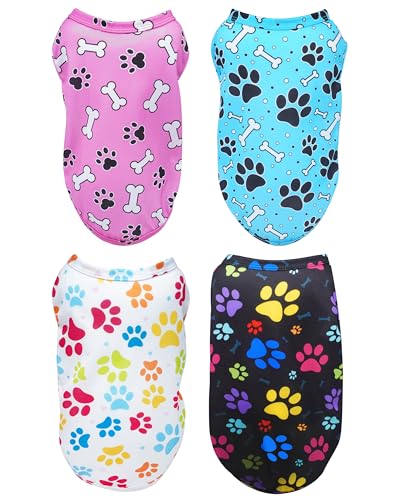 PET SHOW Hundekleidung mit Pfotenknochen-Motiv, weiche Hundeweste, leicht, ärmellos, Katzen, Hunde, T-Shirts, Welpen, Tank-Top, Katzenkleidung für kleine, mittelgroße Hunde, Weiß, Schwarz, Rosa, Blau, PET SHOW Hundekleidung mit Pfotenknochen-Motiv, weiche Hundeweste, leicht, ärmellos, Katzen, Hunde, T-Shirts, Welpen, Tank-Top, Katzenkleidung für kleine, mittelgroße Hunde, Weiß, Schwarz, Rosa, Blau, von PET SHOW