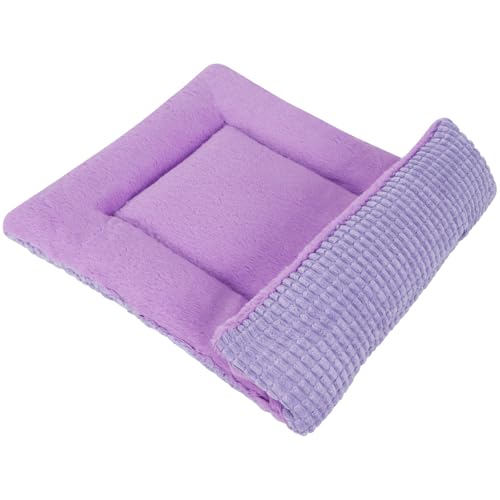 PET SPPTIES Hundebett Weiches und Warmes Matten Hundekissen Waschbarn kuschelig Umkehrbar Haustier Sofakissen PS085 (61X 41 cm, Purple) von PET SPPTIES