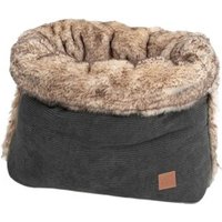 PET & Co. Pet & Co Hunde Kuschelkordel (Kunstfell) hellgrau/ dunkelgrau S von PET & Co.