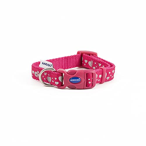 Ancol Fashion Halsband Rosa Reflektierende Herzen verstellbar 20-30 cm Klein Ancol Fashion Halsband Rosa Reflektierende Herzen verstellbar 20-30 cm Klein von Ancol