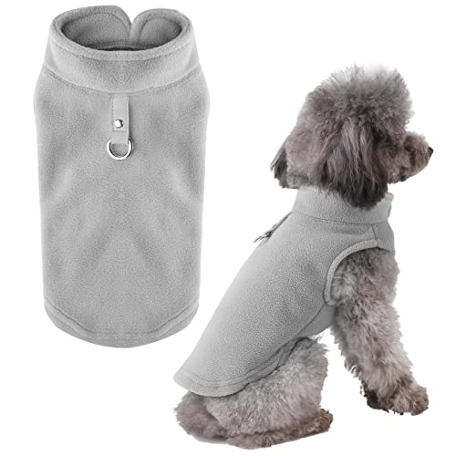 PETCARE Hunde-Fleece-Pullover für kleine Hunde und Katzen (XL, Grau) von PETCARE