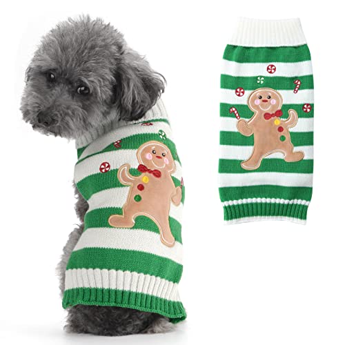 PETCARE Weihnachtspullover für Hunde, klassischer Stil, hässlicher Pullover für kleine und mittelgroße Hunde, Cartoon-Design, warm, für Welpen, Katzen, Hunde, Strickwaren von PETCARE
