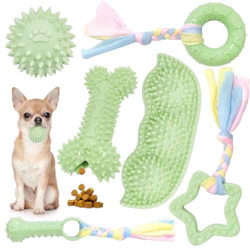 Petcare Welpenspielzeug, um sie beschäftigt zu halten, kleines Hundespielzeug für kleine Rassen, niedliches grünes Kauspielzeug für Welpen, Kauspielzeug für Zahnen, Welpenzubehör, bestes von PETCARE