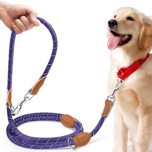 PETCOOZ Hundeleine 3 M Verstellbare Schleppleine für Mittel- & Großhunde(15-60kg), Reflektierende Freihandleine mit 2 Karabiner, Doppelleine aus Robustem Nylon, 200 kg Extreme Kraft PETCOOZ Hundeleine 3 M Verstellbare Schleppleine für Mittel- & Großhunde(15-60kg), Reflektierende Freihandleine mit 2 Karabiner, Doppelleine aus Robustem Nylon, 200 kg Extreme Kraft von PETCOOZ