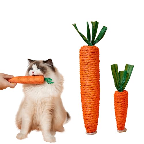 PETCUTE 2pcs Karotte Hundespielzeug,Robustes Kauspielzeug für Welpen,Hunespielzeug aus Geflochtenem Seil,Katzenspielzeug für Zahnreinigung,Interaktives Hundespielzeug, für Kleine Mittelgroßen Hunde PETCUTE 2pcs Karotte Hundespielzeug,Robustes Kauspielzeug für Welpen,Hunespielzeug aus Geflochtenem Seil,Katzenspielzeug für Zahnreinigung,Interaktives Hundespielzeug, für Kleine Mittelgroßen Hunde von PETCUTE