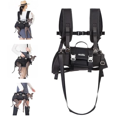PETCUTE 4-in-1 Hunderucksack,Hundetasche für kleine Hunde,Einstellbar Hundegeschirr mit Abnehmbarem Schultergurt,Atmungsaktiv Hundegeschirr-Rucksack für große Hunde,L PETCUTE 4-in-1 Hunderucksack,Hundetasche für kleine Hunde,Einstellbar Hundegeschirr mit Abnehmbarem Schultergurt,Atmungsaktiv Hundegeschirr-Rucksack für große Hunde,L von PETCUTE