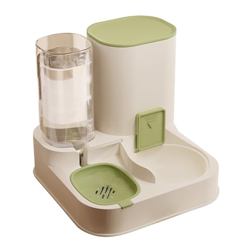PETCUTE All-in-One Automatischer Futter und Wasserspender für Haustiere,Schwerkraft Futterspender für Katzen,Hunde-Wasserspender,Automatischer Futterspender für Haustiere, für Nass/Trockenfutter PETCUTE All-in-One Automatischer Futter und Wasserspender für Haustiere,Schwerkraft Futterspender für Katzen,Hunde-Wasserspender,Automatischer Futterspender für Haustiere, für Nass/Trockenfutter von PETCUTE