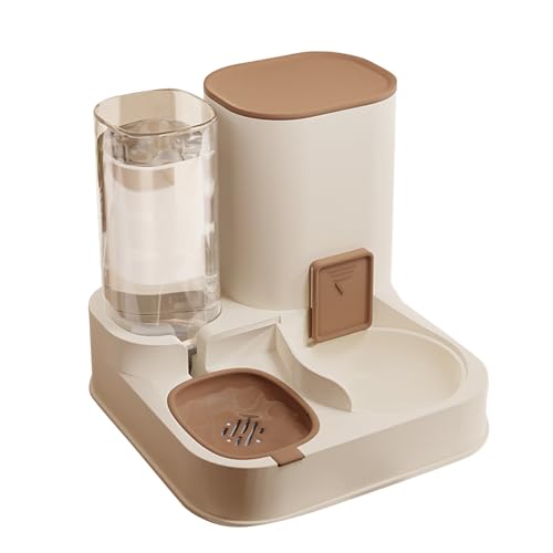 PETCUTE All-in-One Automatischer Futter und Wasserspender für Haustiere,Schwerkraft Futterspender für Katzen,Hunde-Wasserspender,Automatischer Futterspender für Haustiere, für Nass/Trockenfutter PETCUTE All-in-One Automatischer Futter und Wasserspender für Haustiere,Schwerkraft Futterspender für Katzen,Hunde-Wasserspender,Automatischer Futterspender für Haustiere, für Nass/Trockenfutter von PETCUTE
