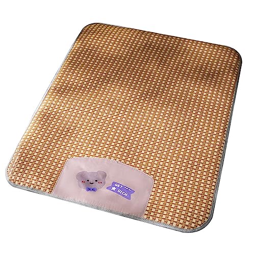 PETCUTE Atmungsaktiv Kühlmatte für Hunde Katzen, Selbstkühlend Haustier Kühlmatte Waschbar Kühlkissen für Hunde Katzen,rutschfeste Komfortabel Kühlbett für Sofa, Kiste, Käfig, Nest, Auto von PETCUTE