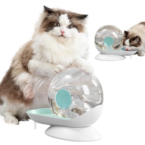 PETCUTE Automatischer Wasserbrunnen für Hunde & Katzen,Katzenhundwasserspender in Schneckenform,Katzen Wasserbrunnen mit 2.8L Große Kapazität,Haustierwasserspender für Hunde von PETCUTE