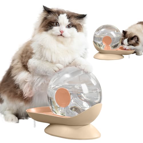 PETCUTE Automatischer Wasserbrunnen für Hunde & Katzen, Schneckenform-Wasserspender Mit 2.8L Großer Kapazität für Haustiere von PETCUTE