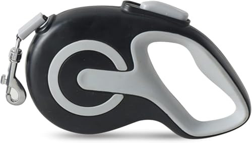 PETCUTE Einziehbare Hundeleine,Hundeleine Ausziehbar mit Anti-Rutsch Griff,Reflektierendes Starkes Nylonband,Flexible Rollleine für Kleine,Mittlere und Große Hunde,Einhandbremse,Pause,Verriegelun,5M PETCUTE Einziehbare Hundeleine,Hundeleine Ausziehbar mit Anti-Rutsch Griff,Reflektierendes Starkes Nylonband,Flexible Rollleine für Kleine,Mittlere und Große Hunde,Einhandbremse,Pause,Verriegelun,5M von PETCUTE