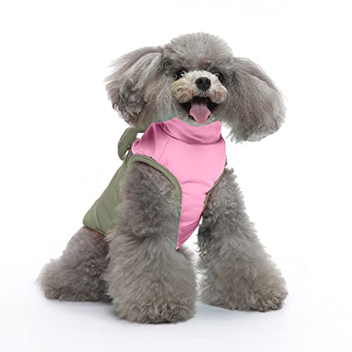 PETCUTE Fleece Gefütterte Warme Hundejacke,Reflektierende Winter Warme Hundemantel mit Sicherheits-Zugseil,Hundejacke für Kleine, Mittel Große Hunde,Reißverschluss,Hunde Warme Weste für den Winter PETCUTE Fleece Gefütterte Warme Hundejacke,Reflektierende Winter Warme Hundemantel mit Sicherheits-Zugseil,Hundejacke für Kleine, Mittel Große Hunde,Reißverschluss,Hunde Warme Weste für den Winter von PETCUTE