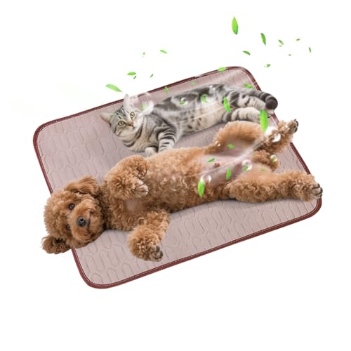 PETCUTE Gel-Freie Kühlmatte für Hunde,Selbstkühlende Kühldecke Hund,Kühlmatte Katze,Ungiftige Kühlpads für Haustiere,Waschbare Kühlpads für Haustiere,rutschfest,Perfekt für Auto,Reise und Zuhause XXL PETCUTE Gel-Freie Kühlmatte für Hunde,Selbstkühlende Kühldecke Hund,Kühlmatte Katze,Ungiftige Kühlpads für Haustiere,Waschbare Kühlpads für Haustiere,rutschfest,Perfekt für Auto,Reise und Zuhause XXL von PETCUTE