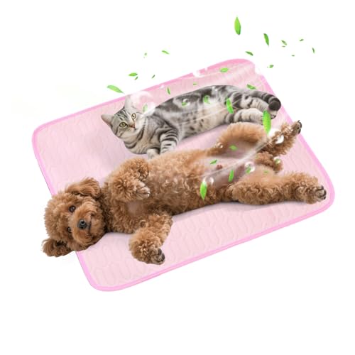 PETCUTE Gel-Freie Kühlmatte für Hunde,Selbstkühlende Kühldecke Hund,Kühlmatte Katze,Ungiftige Kühlpads für Haustiere,Waschbare Kühlpads für Haustiere,rutschfest,Perfekt für Auto,Reise und Zuhause S PETCUTE Gel-Freie Kühlmatte für Hunde,Selbstkühlende Kühldecke Hund,Kühlmatte Katze,Ungiftige Kühlpads für Haustiere,Waschbare Kühlpads für Haustiere,rutschfest,Perfekt für Auto,Reise und Zuhause S von PETCUTE