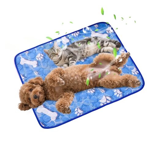 PETCUTE Gel-Freie Kühlmatte für Hunde,Selbstkühlende Kühldecke Hund,Kühlmatte Katze,Ungiftige Kühlpads für Haustiere,Waschbare Kühlpads für Haustiere,rutschfest,Perfekt für Auto,Reise und Zuhause S PETCUTE Gel-Freie Kühlmatte für Hunde,Selbstkühlende Kühldecke Hund,Kühlmatte Katze,Ungiftige Kühlpads für Haustiere,Waschbare Kühlpads für Haustiere,rutschfest,Perfekt für Auto,Reise und Zuhause S von PETCUTE
