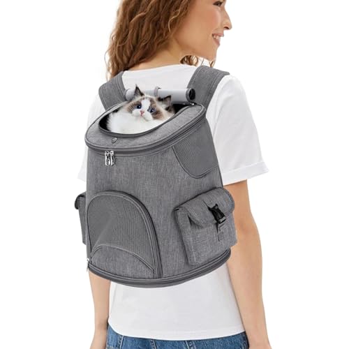 PETCUTE Haustier Hund Träger Rucksack,Atmungsaktiv Hunderucksack Katzenrucksack mit Abnehmbare Matte,Faltbarer Haustier Rucksack mit Sicherheitsleine für Reisen/Wandern/Camping,Bis zu 6 kg PETCUTE Haustier Hund Träger Rucksack,Atmungsaktiv Hunderucksack Katzenrucksack mit Abnehmbare Matte,Faltbarer Haustier Rucksack mit Sicherheitsleine für Reisen/Wandern/Camping,Bis zu 6 kg von PETCUTE
