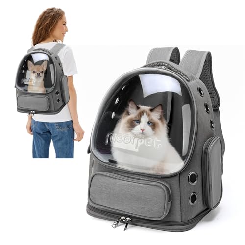 PETCUTE Haustier Rucksack,Tragbar Raumkapsel Hunde Katzen Rucksack mit Herausnehmbarer Matte,Atmungsaktive Transportrucksack Transporttasche für Haustiere mit Sicherheitsleine,für Reisen PETCUTE Haustier Rucksack,Tragbar Raumkapsel Hunde Katzen Rucksack mit Herausnehmbarer Matte,Atmungsaktive Transportrucksack Transporttasche für Haustiere mit Sicherheitsleine,für Reisen von PETCUTE
