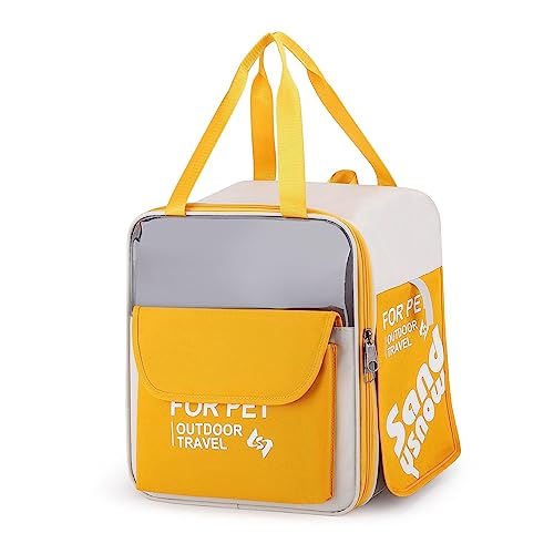PETCUTE Haustier Rucksäcke für Katzen und Hunde,Faltbar Tragbare Katze Träger Rucksack mit Atmungsaktivem Netz,Hunde Rucksack mit Internem Sicherheitsgur und Herausnehmbarer Matt,Zum Reisen,Wandern PETCUTE Haustier Rucksäcke für Katzen und Hunde,Faltbar Tragbare Katze Träger Rucksack mit Atmungsaktivem Netz,Hunde Rucksack mit Internem Sicherheitsgur und Herausnehmbarer Matt,Zum Reisen,Wandern von PETCUTE