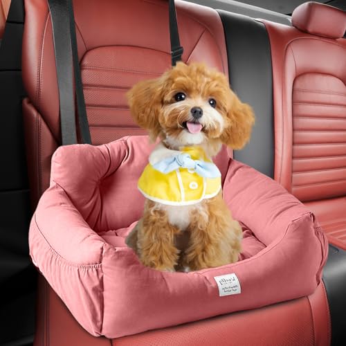 PETCUTE Hund Autositz,Autositz für Hunde,Waschbar Haustier-Autositz mit Aufbewahrungstasche,Clip-on-Sicherheitsleine, Bequem und rutschfest Sitzerhöhung für Hunde,Geeignet für alle Arten von Autos PETCUTE Hund Autositz,Autositz für Hunde,Waschbar Haustier-Autositz mit Aufbewahrungstasche,Clip-on-Sicherheitsleine, Bequem und rutschfest Sitzerhöhung für Hunde,Geeignet für alle Arten von Autos von PETCUTE