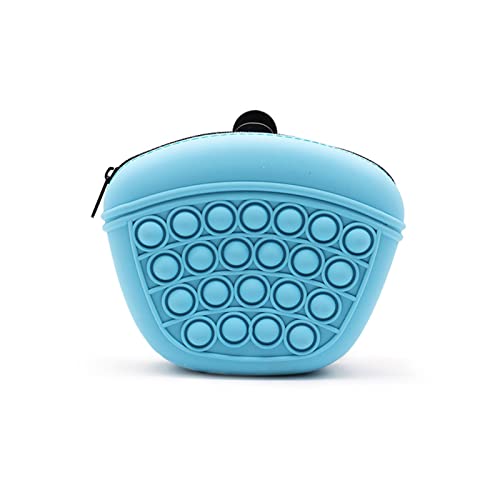 PETCUTE Hunde Futterbeutel für Hundetraining mit Clip,Tragbare Silikon Hundeleckerlibeutel für Hundetraining,Großes Fassungsvermöge Leckerlibeutel fur Hund mit Einzigartiges Blasen-Design,Himmelblau PETCUTE Hunde Futterbeutel für Hundetraining mit Clip,Tragbare Silikon Hundeleckerlibeutel für Hundetraining,Großes Fassungsvermöge Leckerlibeutel fur Hund mit Einzigartiges Blasen-Design,Himmelblau von PETCUTE