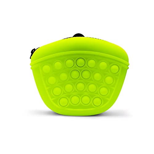 PETCUTE Hunde Futterbeutel für Hundetraining mit Clip,Tragbare Silikon Hundeleckerlibeutel für Hundetraining,Großes Fassungsvermöge Leckerlibeutel fur Hund mit Einzigartiges Blasen-Design,Grasgrün PETCUTE Hunde Futterbeutel für Hundetraining mit Clip,Tragbare Silikon Hundeleckerlibeutel für Hundetraining,Großes Fassungsvermöge Leckerlibeutel fur Hund mit Einzigartiges Blasen-Design,Grasgrün von PETCUTE